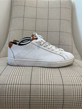BYLT White Leather Sneaker - Mens size 9.5